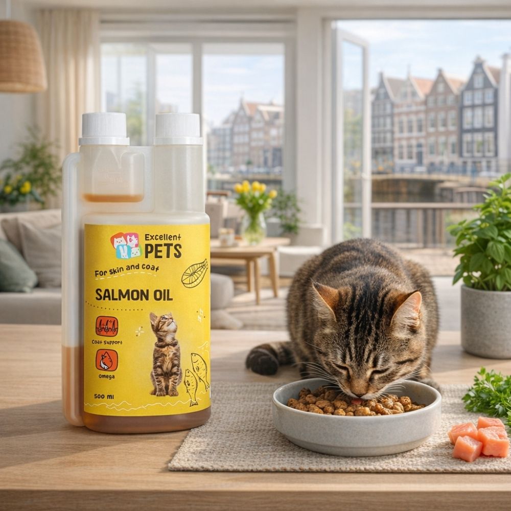 Excellent Pets Zalmolie voor Katten 500 ml - Afbeelding 3