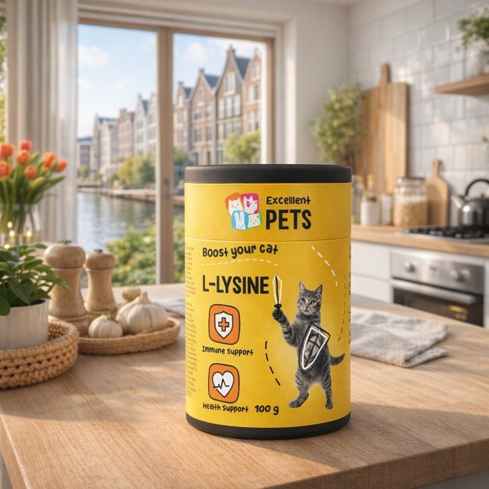 Excellent Pets L-Lysine voor Katten 100 g - Afbeelding 2
