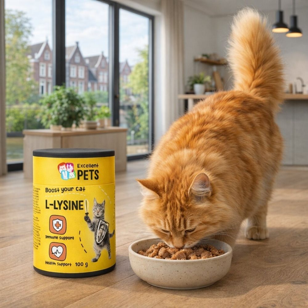 Excellent Pets L-Lysine voor Katten 100 g - Afbeelding 3